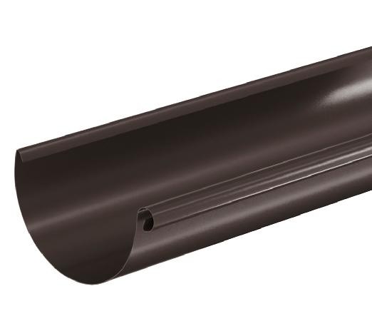 Водосток Aquasistem, система 150/100 - Водосточный желоб 3.00м RR 32 Тёмно Коричневый купить в Боре