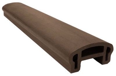 Перила вехнее фигурное Woodvex Select Темно - Коричневый купить в Боре