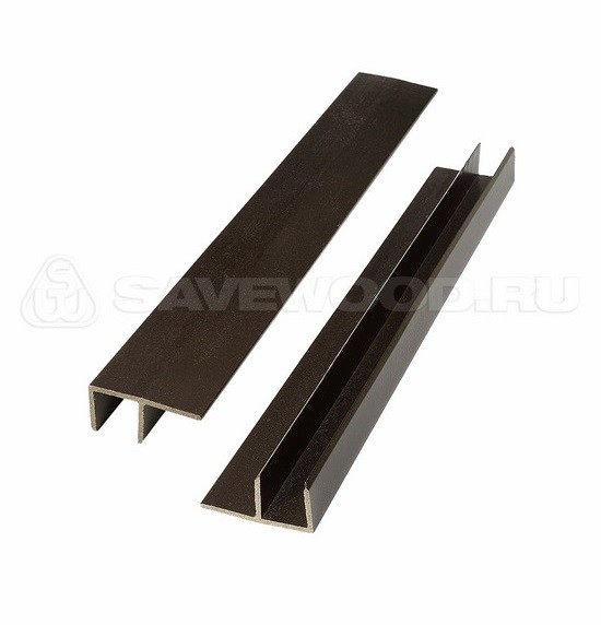 F-профиль ДПК Savewood – Тёмно-коричневый купить в Боре