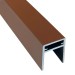 П-профиль Алюминиевый EasyDecking 35x25 Коричневый купить в Боре