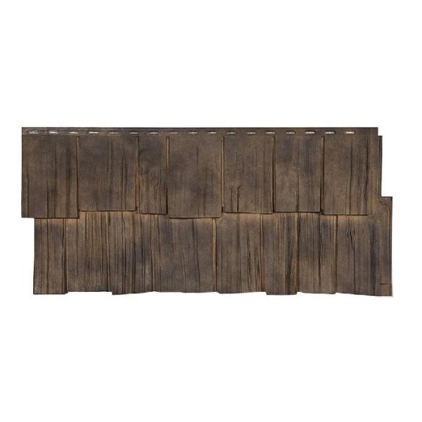 Фасадная панель T-Сайдинг- Щепа Дуб ЭКО-2 Орех купить в Боре