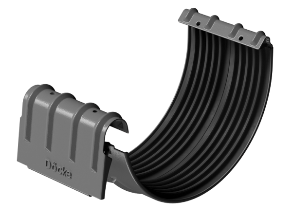 Соединитель желобов D125 Döcke STAL PREMIUM Графит, (RAL 7024) купить в Боре