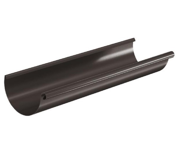 Водосток Aquasistem, система 125x90 - Водосточный желоб 3.00м RR 32 Тёмно-Коричневый купить в Боре