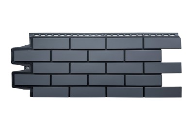 ФП Grand Line клинкерный кирпич ПРЕМИУМ Графит (шов RAL 9005)