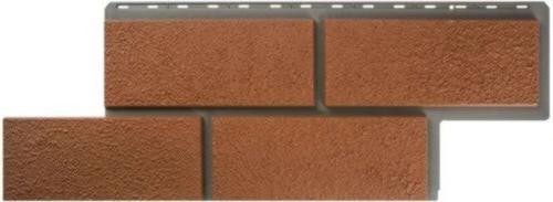 Фасадная панель Альта-Профиль Неаполитанский камень - Терракотовый купить в Боре