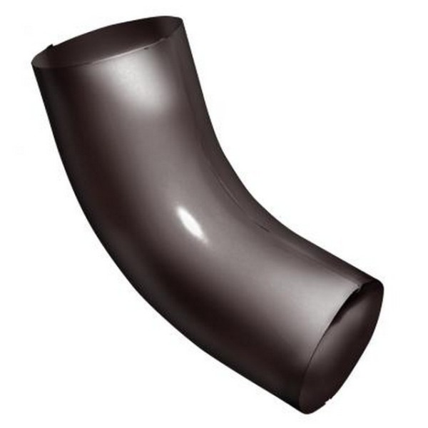 Водосток Grand Line 125x90 – Колено трубы RAL 8017 купить в Боре