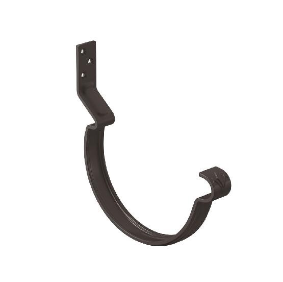 Водосток Aquasistem, система 125x90 - Крюк крепления желоба короткий RR 32 Тёмно Коричневый купить в Боре