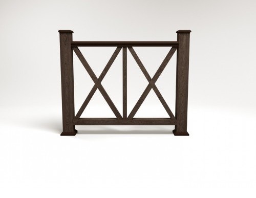 Ограждение из ДПК FG7 венге купить в Боре